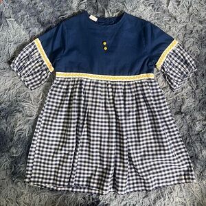 Vintage 70s Penn Prest Dress Fall Gingham